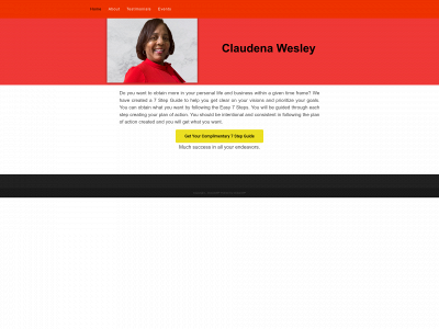 claudenawesley.com snapshot