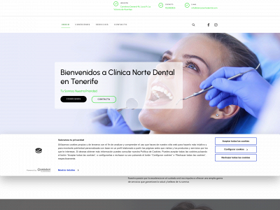 clinicanortedental.com snapshot