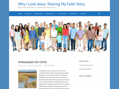 whyilovejesus.org snapshot
