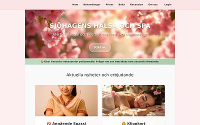 sjohagensthaimassage.se snapshot