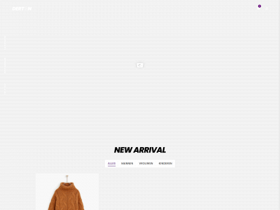 dertien-clothing.be snapshot