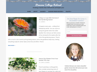 pineconecottageretreat.com snapshot