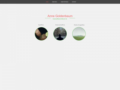 annegoldenbaum.com snapshot