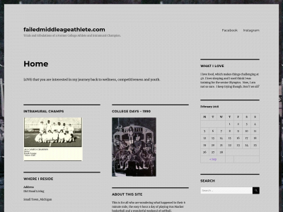 failedmiddleageathlete.com snapshot