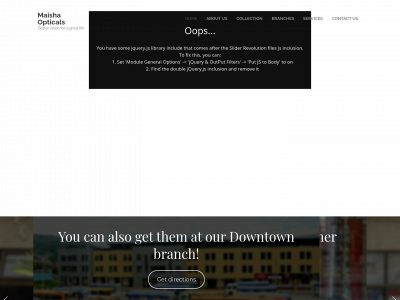 maishaoptical.com snapshot
