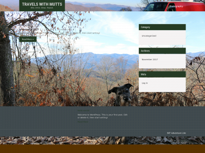 travelswithmutts.com snapshot