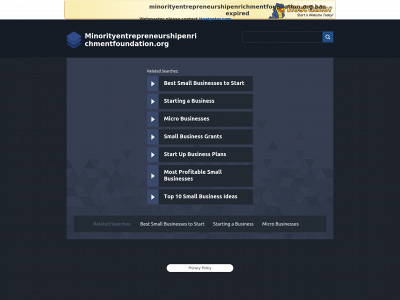 minorityentrepreneurshipenrichmentfoundation.org snapshot