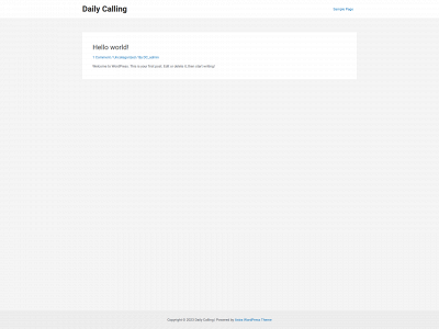 dailycalling.me snapshot