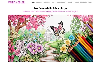 www.print-coloringpages.com snapshot