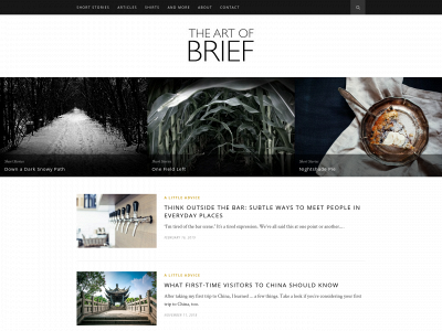 theartofbrief.com snapshot