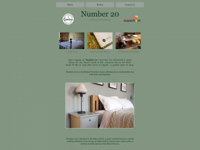number20guesthouse.com snapshot