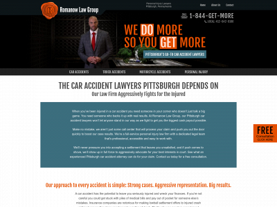 romanowlawgroup.com snapshot