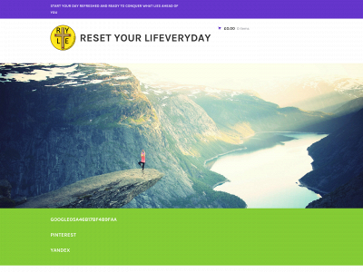 resetyourlifeveryday.com snapshot