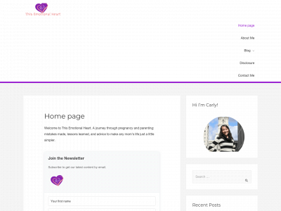 thisemotionalheart.com snapshot