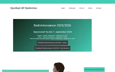 badmintonhuif.dk snapshot