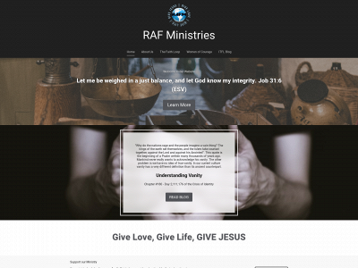rafministries.org snapshot