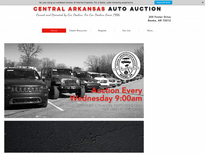 centralarkansasaa.com snapshot