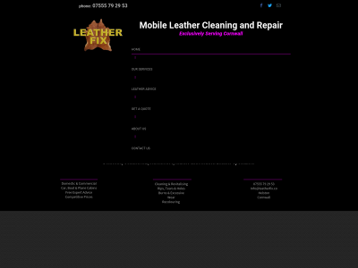 leatherfix.co snapshot