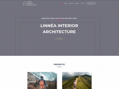 linneainteriorarchitecture.com snapshot