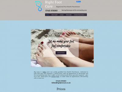 rightfootcare.co.uk snapshot