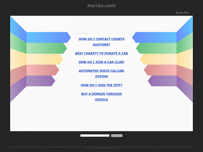 hurizo.com snapshot