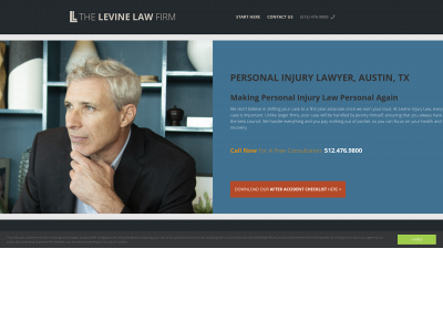 levineinjurylaw.com snapshot