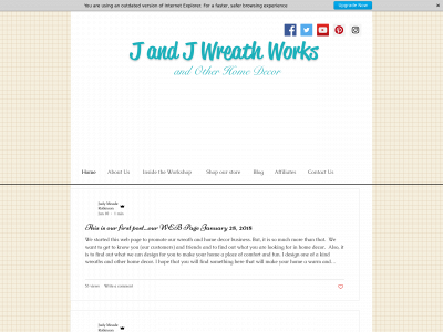 jandjwreathworks.com snapshot