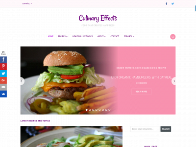 culinaryeffects.com snapshot