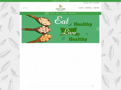 navkarfoodcart.com snapshot