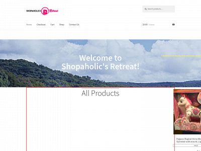 shopaholicsretreat.com snapshot