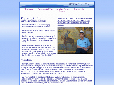 warwickfox.com snapshot