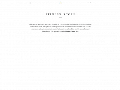 fitnesscore.net snapshot