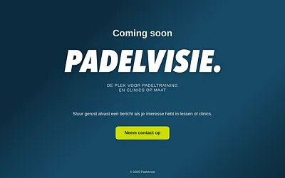 padelvisie.nl snapshot