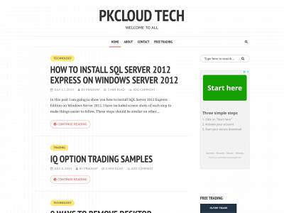 pkcloudtech.com snapshot