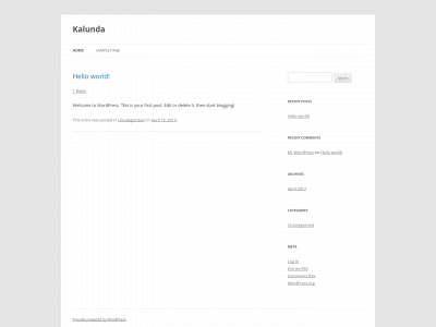 kalunda.net snapshot