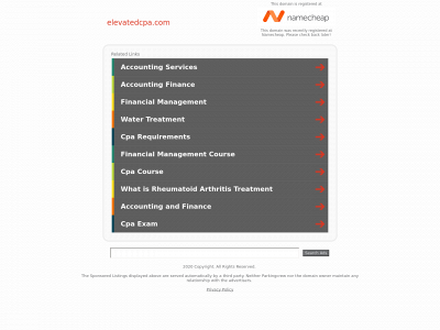 elevatedcpa.com snapshot