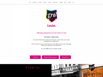 grolondon.co.uk snapshot