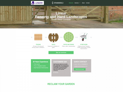linearlandscaping.co.uk snapshot