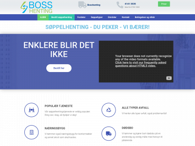 bosshenting.no snapshot