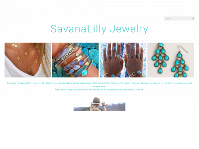 www.savanalillyjewelry.com snapshot