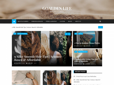 goaldenlife.com snapshot