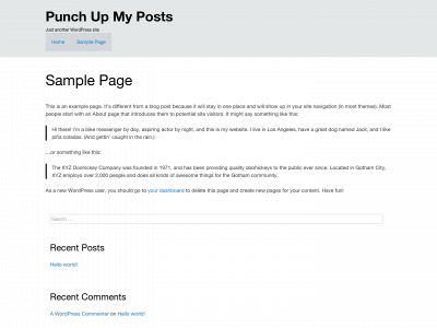 punchupmyposts.com snapshot
