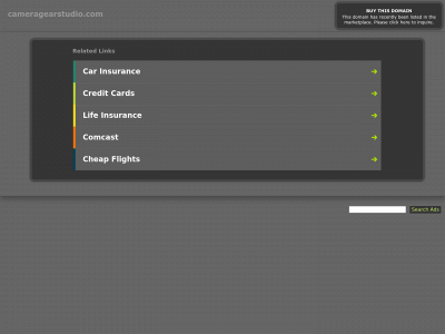 cameragearstudio.com snapshot