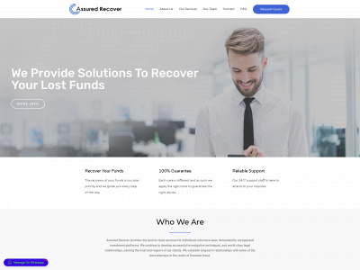 assuredrecover.online snapshot