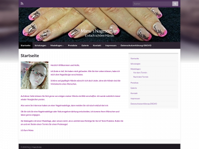 manusnageldesign.de snapshot