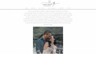 www.jaderosephotography.com snapshot