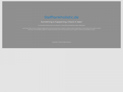 steffrankholist.de snapshot
