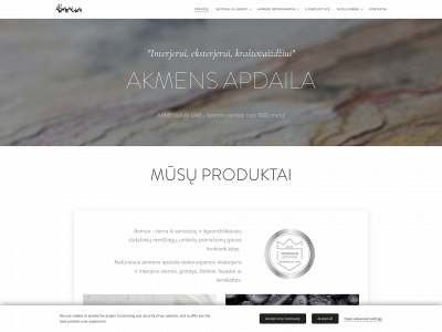 akmenukai.lt snapshot