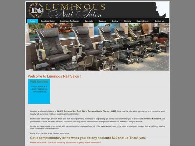 luminousnailsalon.com snapshot