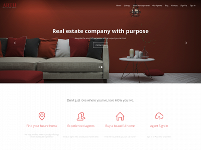arthrealestategroup.com snapshot